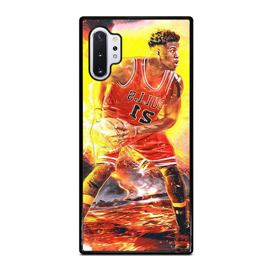 JIMMY BUTLER FLAME CHICAGO BULLS Samsung Galaxy Note 10 Plus Case Cover