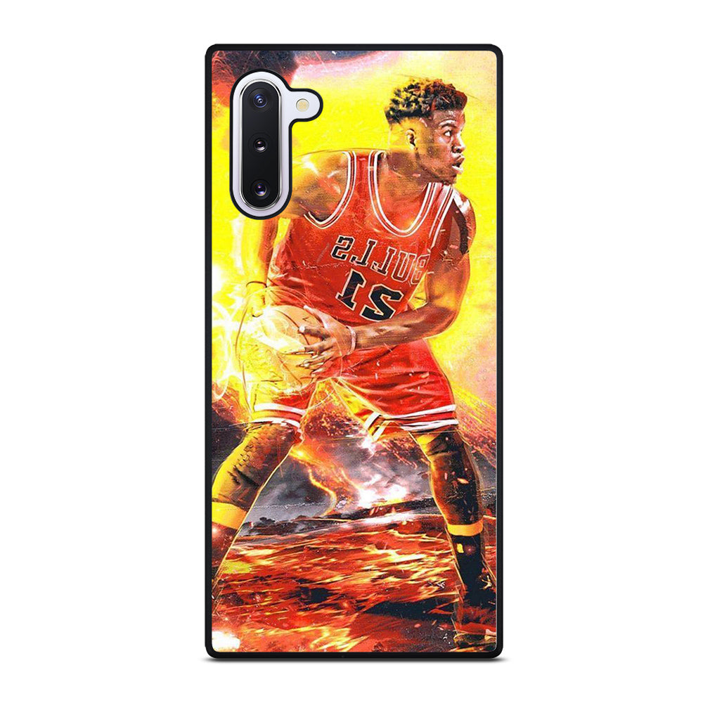 JIMMY BUTLER FLAME CHICAGO BULLS Samsung Galaxy Note 10 Case Cover