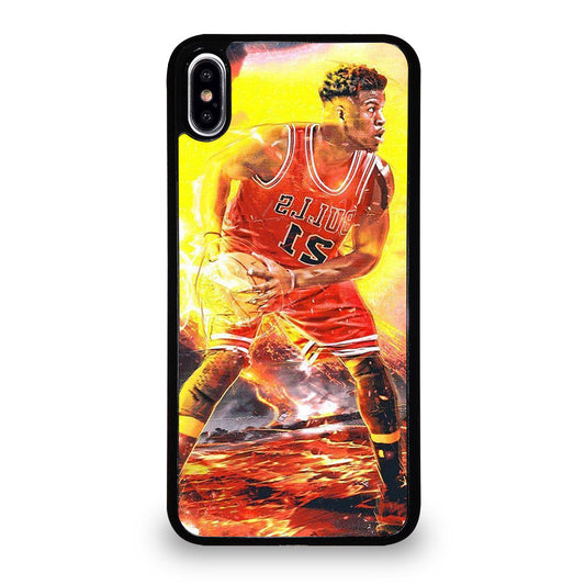 JIMMY BUTLER FLAME CHICAGO BULLS iPhone XS Max Case Cover