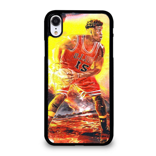 JIMMY BUTLER FLAME CHICAGO BULLS iPhone XR Case Cover