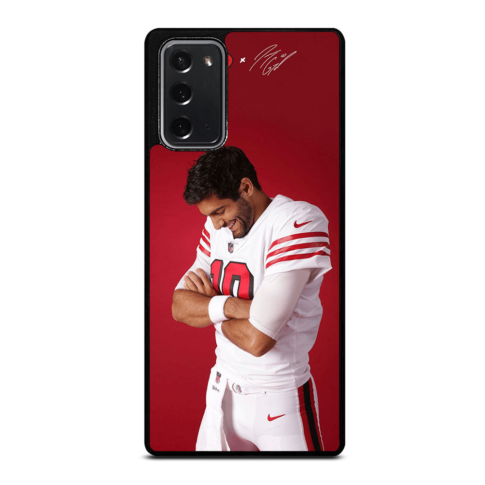 JIMMY GAROPPOLO 49ERS SIGNATURE Samsung Galaxy Note 20 Case Cover