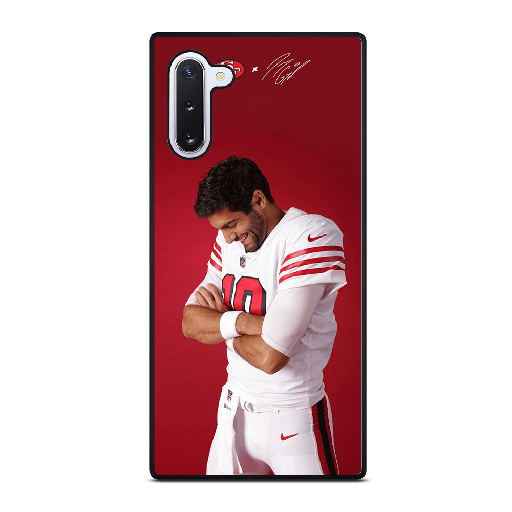 JIMMY GAROPPOLO 49ERS SIGNATURE Samsung Galaxy Note 10 Case Cover