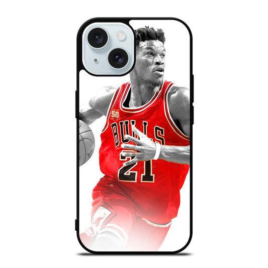 JIMMY BUTLER CHICAGO BULLS BASKETBALL iPhone 15 Case Cover