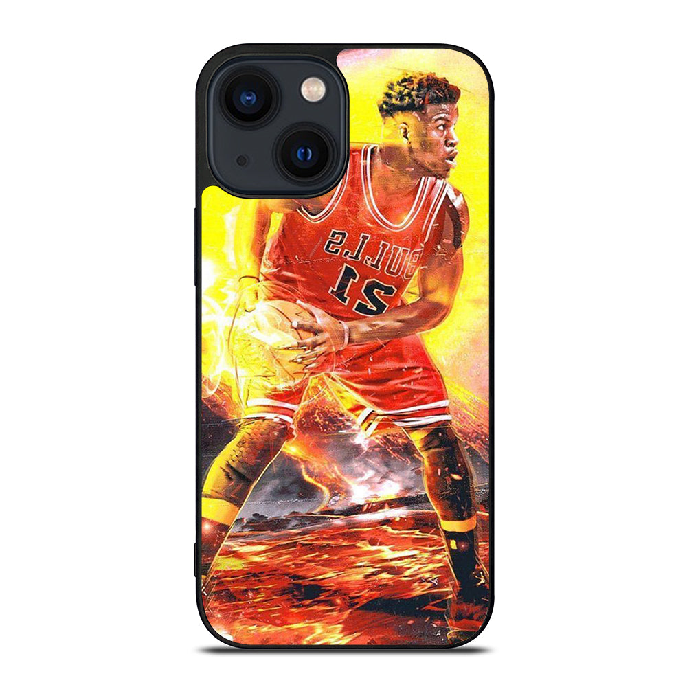 JIMMY BUTLER FLAME CHICAGO BULLS iPhone 14 Plus Case Cover