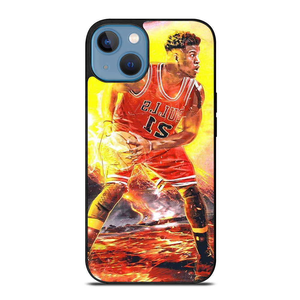 JIMMY BUTLER FLAME CHICAGO BULLS iPhone 13 Case Cover