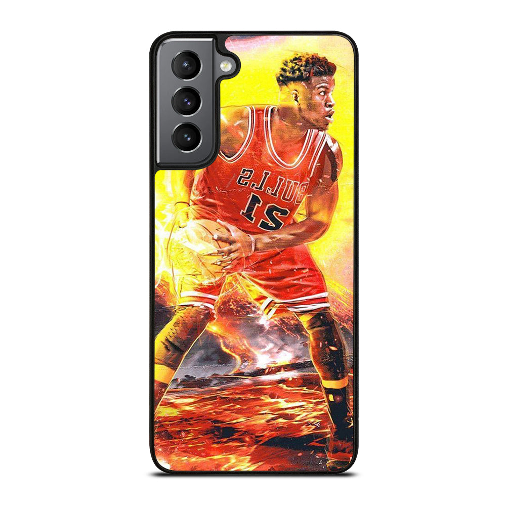 JIMMY BUTLER FLAME CHICAGO BULLS Samsung Galaxy S21 Plus Case Cover