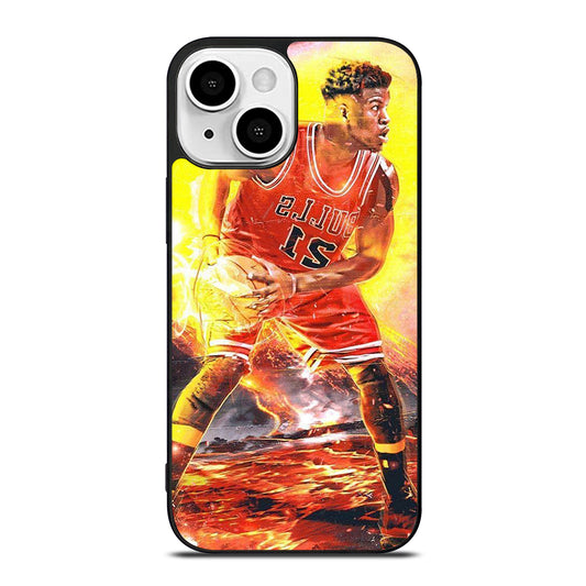 JIMMY BUTLER FLAME CHICAGO BULLS iPhone 13 Mini Case Cover