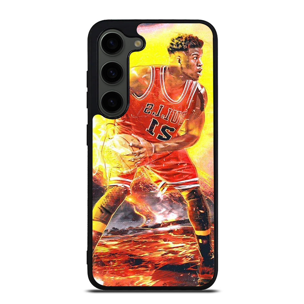 JIMMY BUTLER FLAME CHICAGO BULLS Samsung Galaxy S23 Plus Case Cover