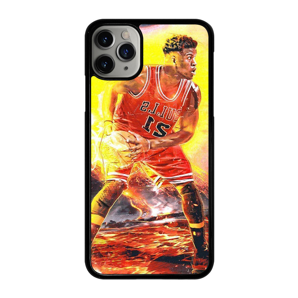 JIMMY BUTLER FLAME CHICAGO BULLS iPhone 11 Pro Max Case Cover