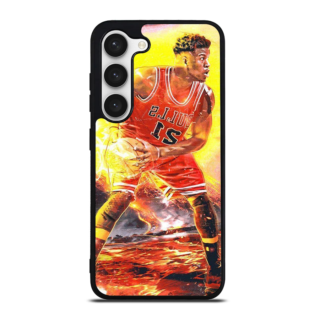 JIMMY BUTLER FLAME CHICAGO BULLS Samsung Galaxy S23 Case Cover