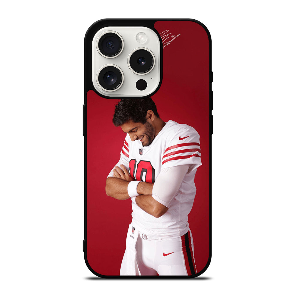 JIMMY GAROPPOLO 49ERS SIGNATURE iPhone 15 Pro Case Cover