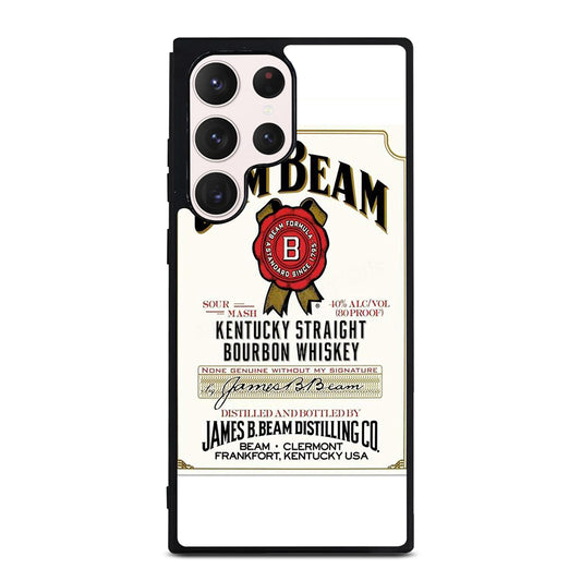 JIM BEAM BOURBON WHISKEY LABEL Samsung Galaxy S23 Ultra Case Cover