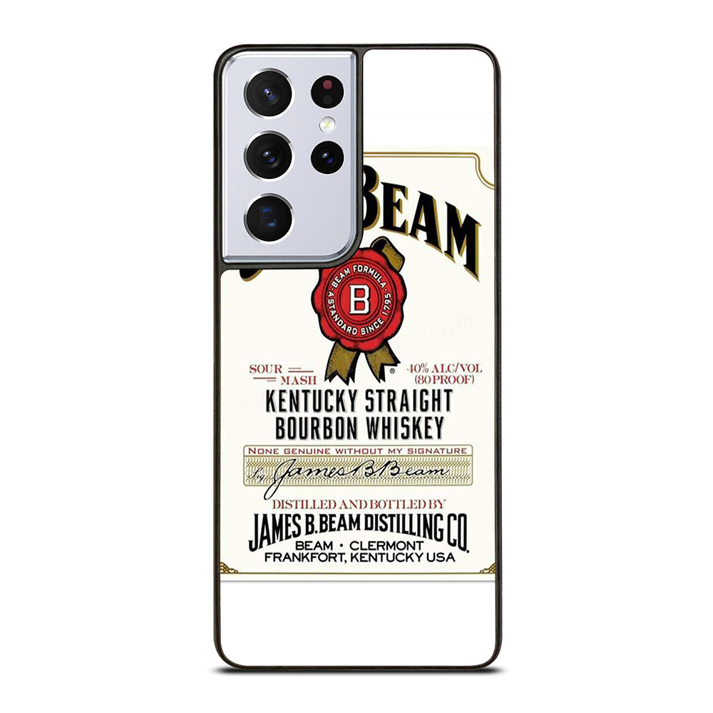 JIM BEAM BOURBON WHISKEY LABEL Samsung Galaxy S21 Ultra Case Cover