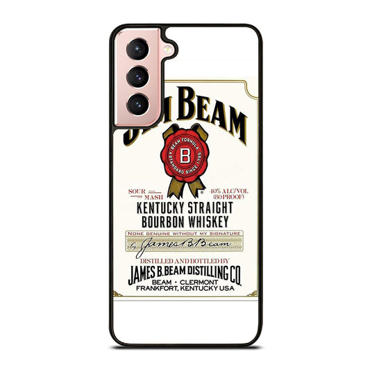JIM BEAM BOURBON WHISKEY LABEL Samsung Galaxy S21 Case Cover