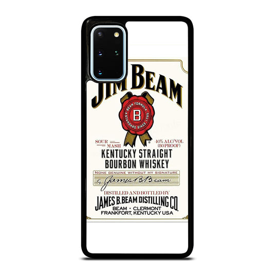 JIM BEAM BOURBON WHISKEY LABEL Samsung Galaxy S20 Plus Case Cover