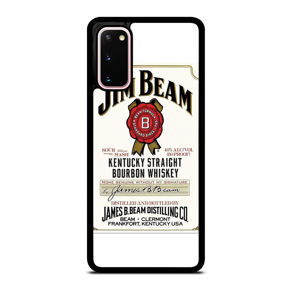JIM BEAM BOURBON WHISKEY LABEL Samsung Galaxy S20 Case Cover