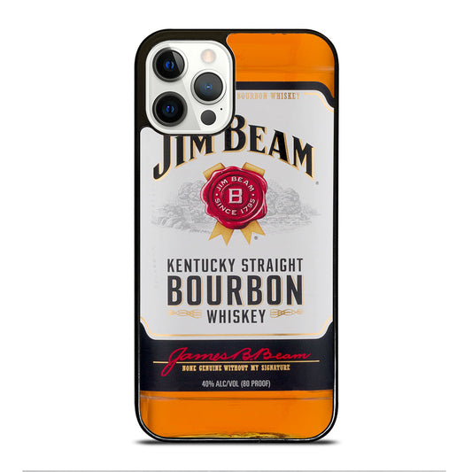 JIM BEAM WHISKEY BOTTLE iPhone 12 Pro Case Cover