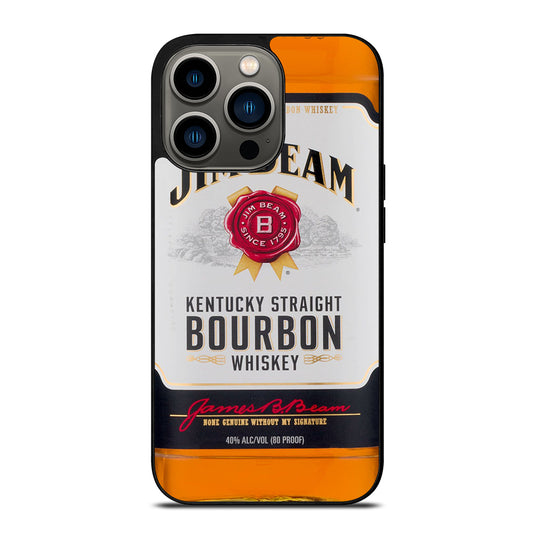 JIM BEAM WHISKEY BOTTLE iPhone 13 Pro Case Cover