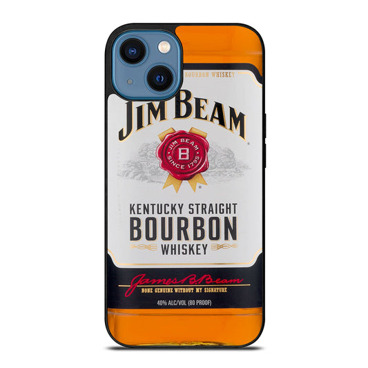 JIM BEAM WHISKEY BOTTLE iPhone 14 Case Cover