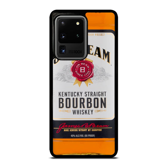 JIM BEAM WHISKEY BOTTLE Samsung Galaxy S20 Ultra Case Cover