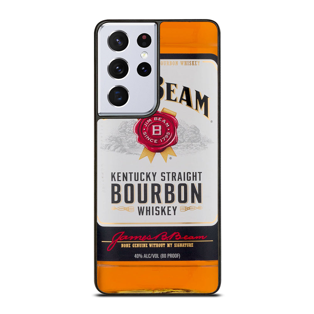 JIM BEAM WHISKEY BOTTLE Samsung Galaxy S21 Ultra Case Cover