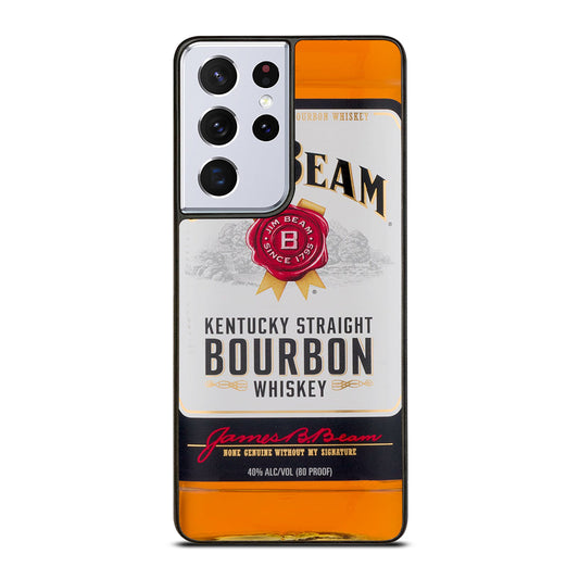 JIM BEAM WHISKEY BOTTLE Samsung Galaxy S21 Ultra Case Cover