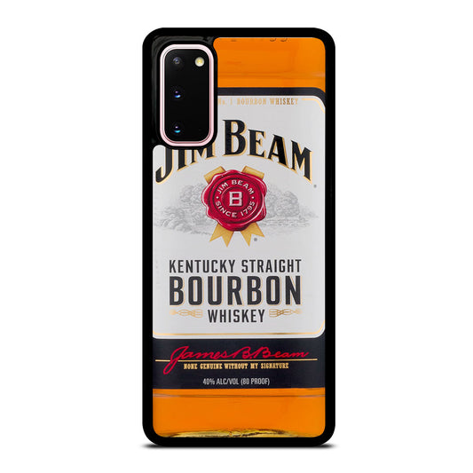JIM BEAM WHISKEY BOTTLE Samsung Galaxy S20 Case Cover
