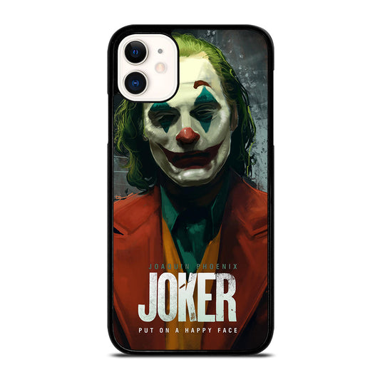 JOAQUIN PHOENIX JOKER HAPPY FACE 2 iPhone 11 Case Cover