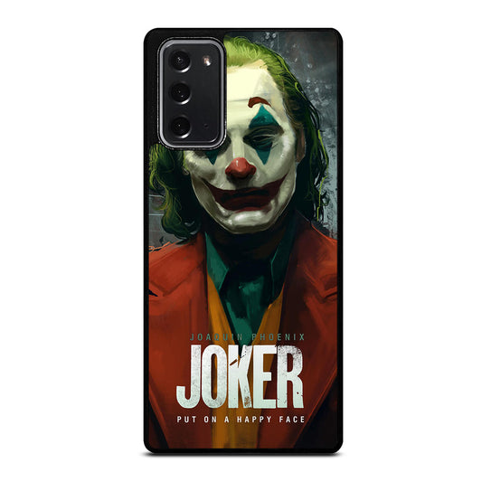 JOAQUIN PHOENIX JOKER HAPPY FACE 2 Samsung Galaxy Note 20 Case Cover