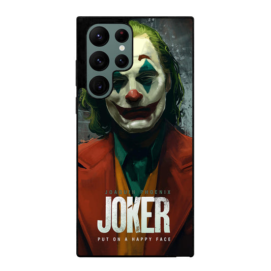 JOAQUIN PHOENIX JOKER HAPPY FACE 2 Samsung Galaxy S22 Ultra Case Cover