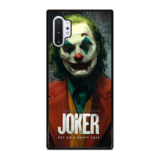 JOAQUIN PHOENIX JOKER HAPPY FACE 2 Samsung Galaxy Note 10 Plus Case Cover