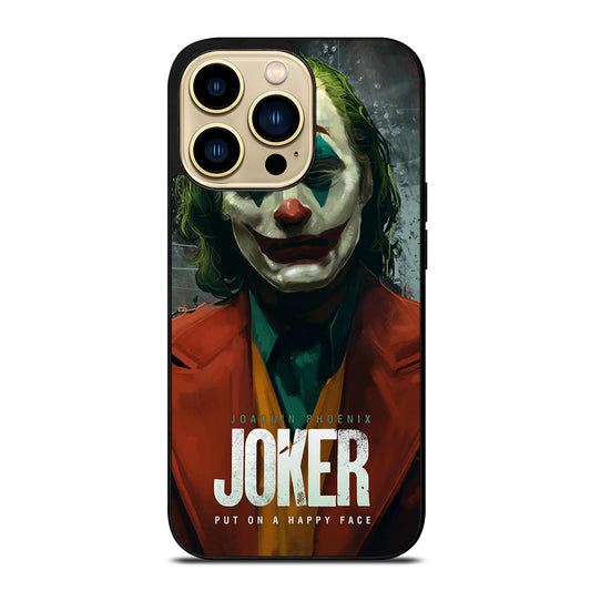 JOAQUIN PHOENIX JOKER HAPPY FACE 2 iPhone 14 Pro Max Case Cover