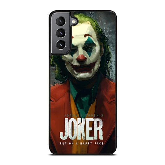 JOAQUIN PHOENIX JOKER HAPPY FACE 2 Samsung Galaxy S21 Plus Case Cover