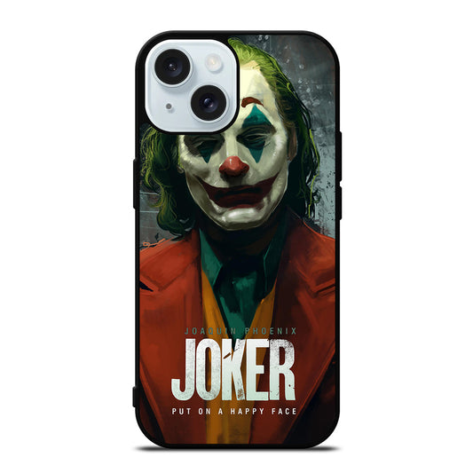 JOAQUIN PHOENIX JOKER HAPPY FACE 2 iPhone 15 Case Cover