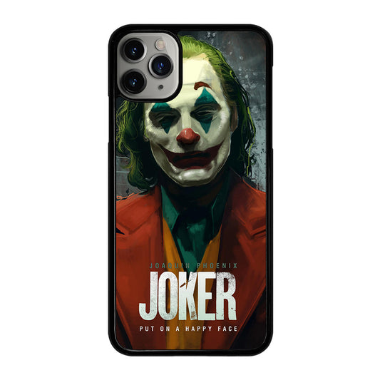 JOAQUIN PHOENIX JOKER HAPPY FACE 2 iPhone 11 Pro Max Case Cover