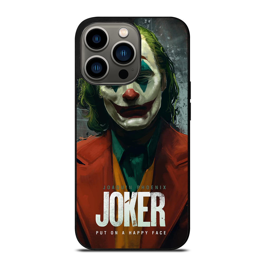 JOAQUIN PHOENIX JOKER HAPPY FACE 2 iPhone 13 Pro Case Cover
