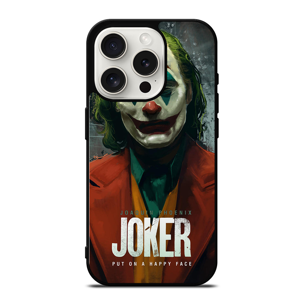 JOAQUIN PHOENIX JOKER HAPPY FACE 2 iPhone 15 Pro Case Cover