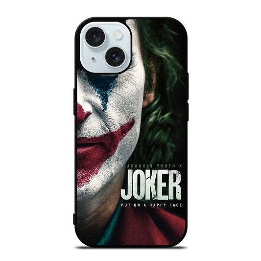 JOAQUIN PHOENIX JOKER HAPPY FACE iPhone 15 Case Cover