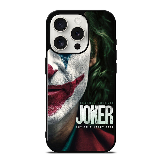 JOAQUIN PHOENIX JOKER HAPPY FACE iPhone 15 Pro Case Cover