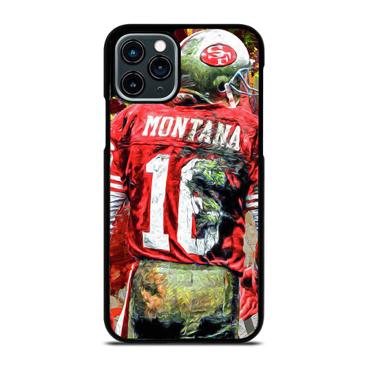 JOE MONTANA 49ERS ART iPhone 11 Pro Case Cover