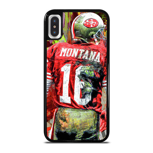 JOE MONTANA 49ERS ART iPhone X / XS Case Cover