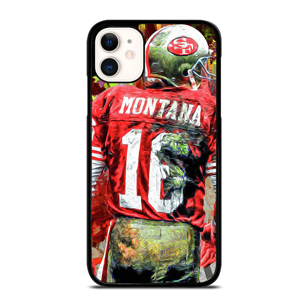 JOE MONTANA 49ERS ART iPhone 11 Case Cover