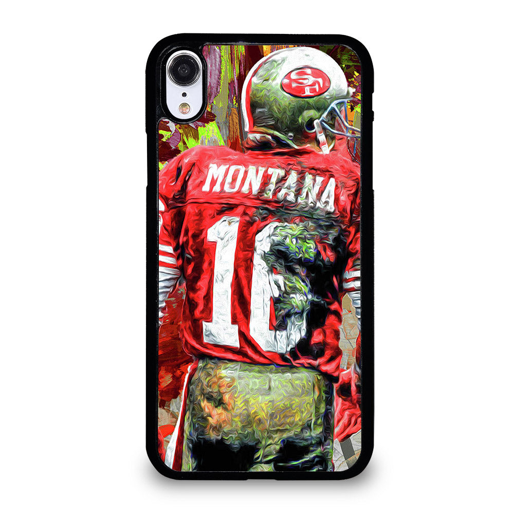 JOE MONTANA 49ERS ART iPhone XR Case Cover