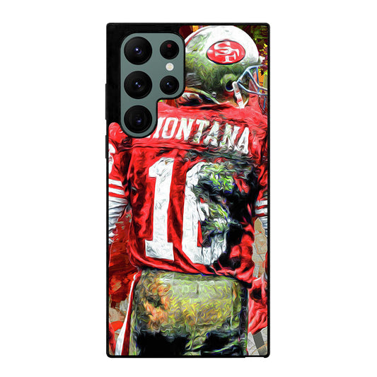 JOE MONTANA 49ERS ART Samsung Galaxy S22 Ultra Case Cover