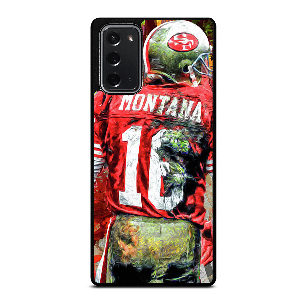 JOE MONTANA 49ERS ART Samsung Galaxy Note 20 Case Cover
