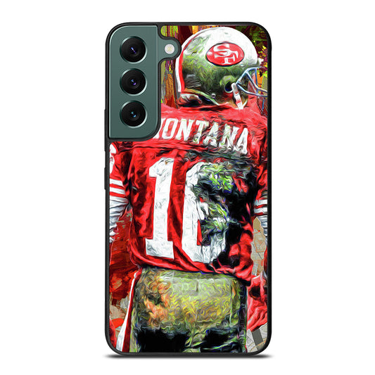 JOE MONTANA 49ERS ART Samsung Galaxy S22 Case Cover