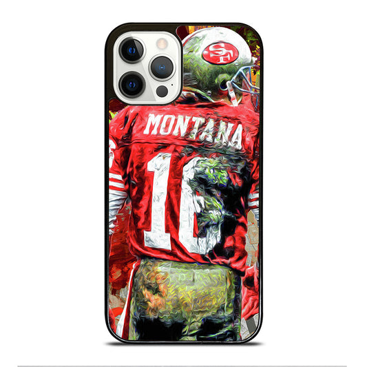 JOE MONTANA 49ERS ART iPhone 12 Pro Case Cover