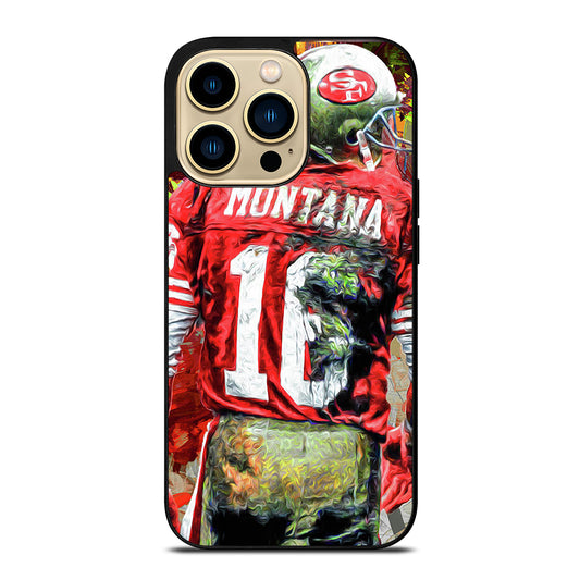 JOE MONTANA 49ERS ART iPhone 14 Pro Max Case Cover