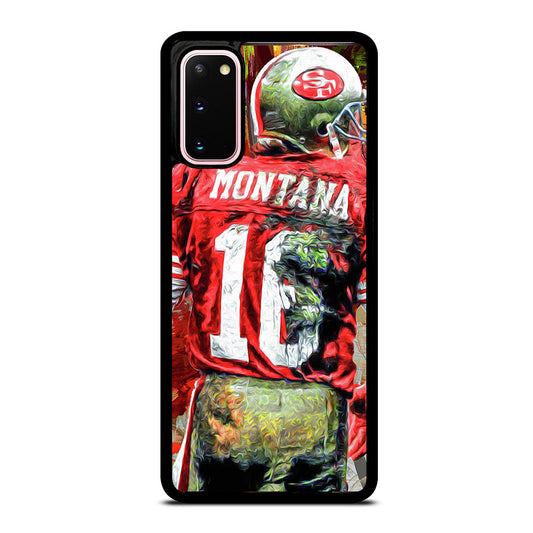 JOE MONTANA 49ERS ART Samsung Galaxy S20 Case Cover