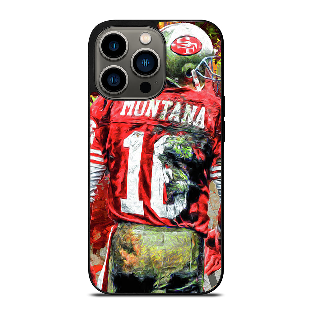 JOE MONTANA 49ERS ART iPhone 13 Pro Case Cover